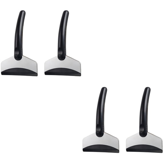 Raindrops 4-Piece Car Snow Shovel and Ice Scraper Set - Winter Snow Removal Tools for Vehicles and Automobiles