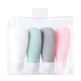 thumbnail image 1 of Silicone Travel Bottle Portable Refillable Toiletries Container for Home in Assorted Color, 1 of 8
