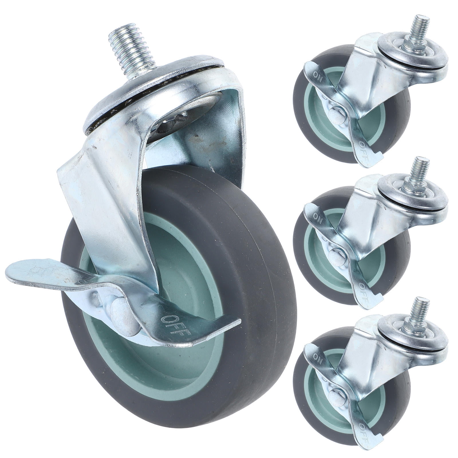 SHOWERORO wheels for table TPR Steel 4Pcs