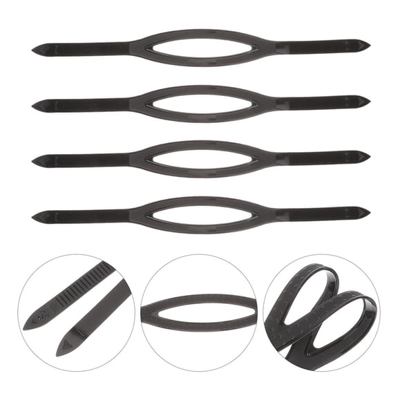 Raindrops 4 Pcs Bungee Strap Swim Goggles Straps Replacement