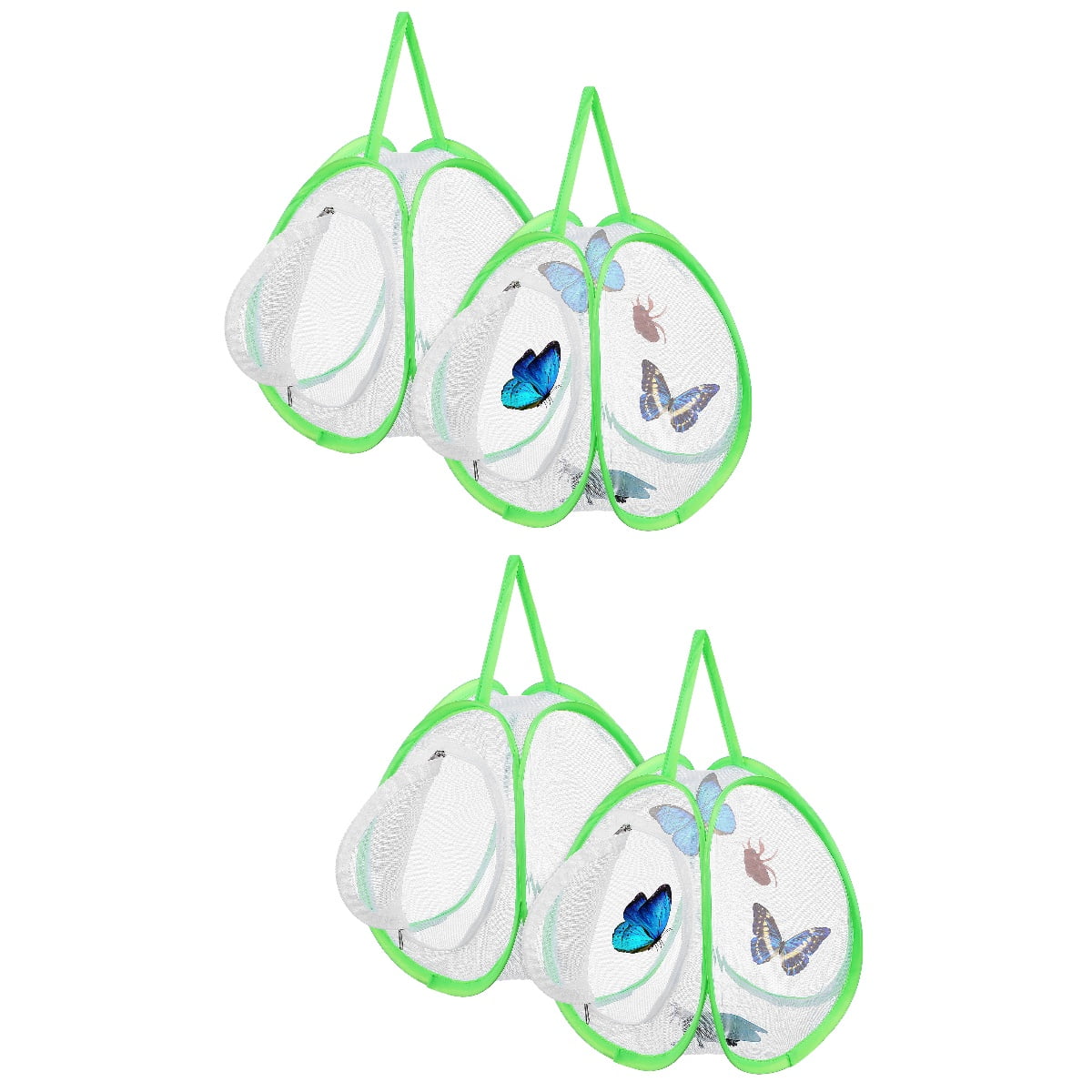 Raindrops 4 Pcs  Butterfly Habitats Butterfly Enclosure Butterfly House Butterfly Net Jumping Spider Enclosure Caterpillars Cage