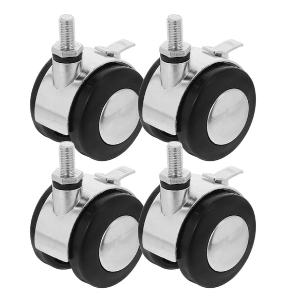 Raindrops  4 Pcs Casters for Furniture Legs Desk Chair Wheels Replacement Office