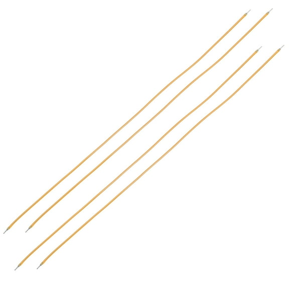 Raindrops 4 Pcs Ceiling Flexible Filament LED Bulb Light Fixture Work 30x0.1cm Orange