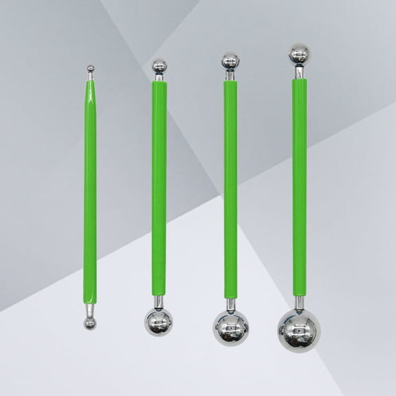 Raindrops  4 Pcs Clay Tools Engraving Steel Ball Pen Sculpting