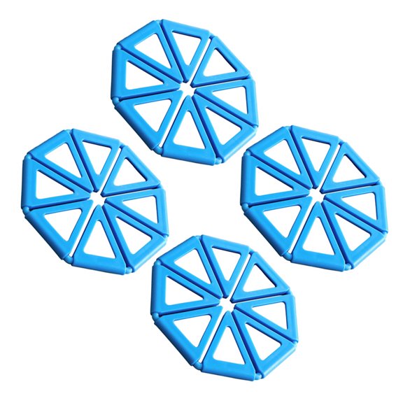 Raindrops 4 Pcs Cool Coasters Cup Mat Heat Insulation