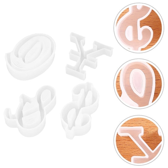 SHOWERORO Crystal Drop Mold White Silicone for DIY Use Flexibility High Transparency