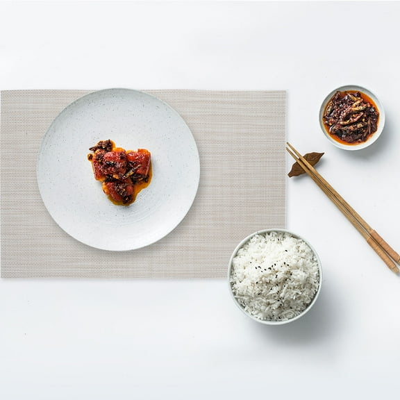 Raindrops 4 Pcs Dining Table Accessories Cloth Placemats Indoor