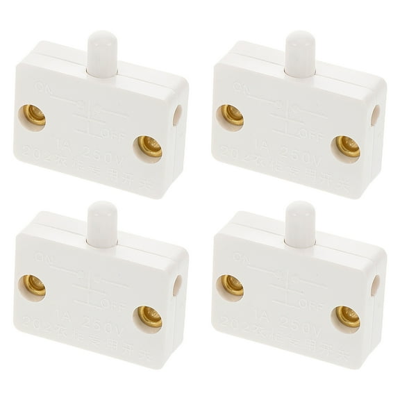 Raindrops Automatic Light Switch High Magnetic Control White 4Pcs
