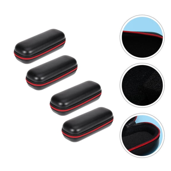 DEMACRIO Watch Storage Pouch EVA 4Pcs Black Protect from Bumps Dents and Scratches