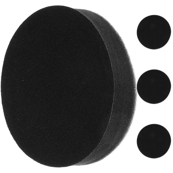 Raindrops  4 Pcs Finish Polishing Pad Waxing Sponges Car Buffers and Polishers Kit Black