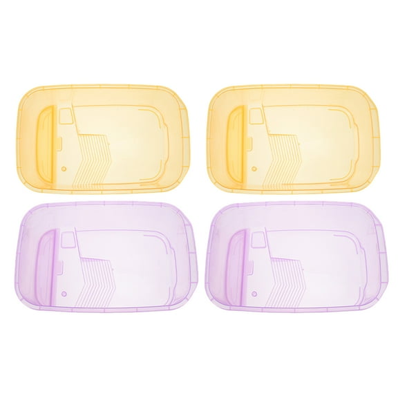 Raindrops 4 Pcs Fish Tank Filter Aquariums Turtle Feeding Box