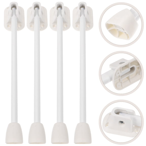 Raindrops 4 Pcs Foldable Desk Legs Folding Table Legs Office 26.50X3.00X2.50CM White