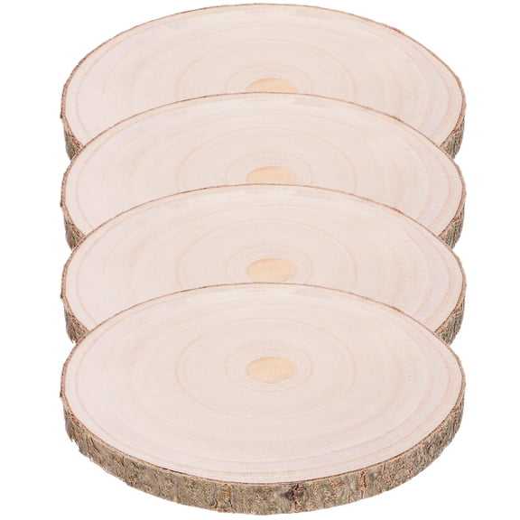 4Pcs Wood Hot Pads Coasters Set Table Mat Teacup Protector Place Mat