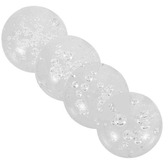 Raindrops  4 Pcs Fountain Bubble Perspex Water Feature Decoration Transparent