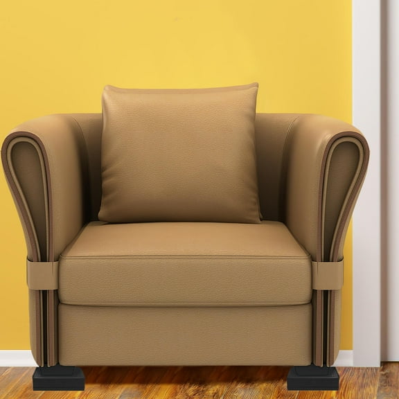 Raindrops 4 Pcs Furniture Risers Heavy Duty Adjustable Bed Heightening Pads