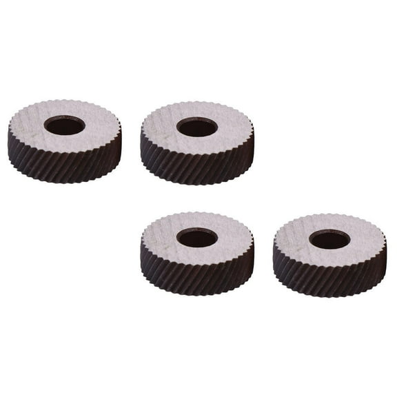 Raindrops 4 Pcs Handles Knurling Wheel Coarse Linear Roller