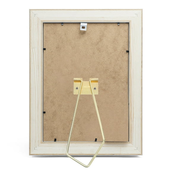 Raindrops 4 Pcs Hanging Photo Stand Photo Bracket Frame Support Stand 13.4x5cm Golden