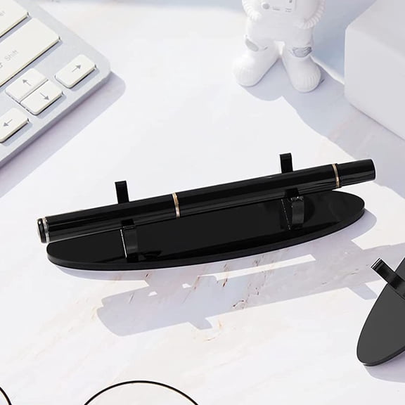 Raindrops 4 Pcs Holder Stand Pen Stand 12.70X3.20X3.00CM Black