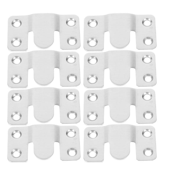 Raindrops 4 Pcs Interlock Hanging Bracket Stainless Steel Picture Hangers Wall Mount Hooks for Photo Frame Heavy Duty Hanging Buckles