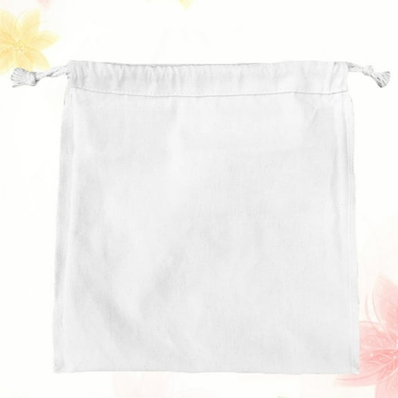 Raindrops 4 Pcs Merchandise Bags Drawstring Bag Essential Storage Bag 53X34CM Beige
