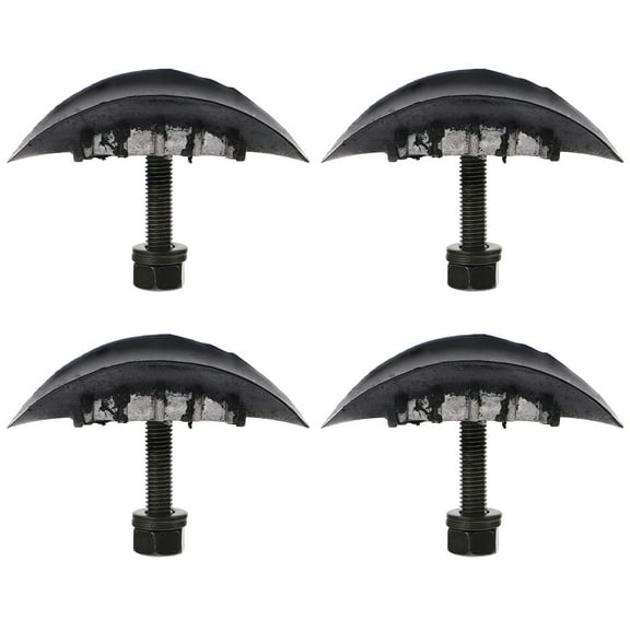 Raindrops Off-Road Machines Wheel Rim Lock Black Plastic 4 Pcs