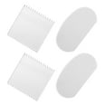 thumbnail image 1 of Raindrops  4 Pcs Serrated Steel Rib Professional Sculpting Tools Molding Scrapers, 1 of 8