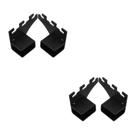 Raindrops 4 Pcs Shelf Support Pegs Clips Cabinet Shelf Pegs for Bookshelves Glass Corner Shelf Cabinet Furniture Black