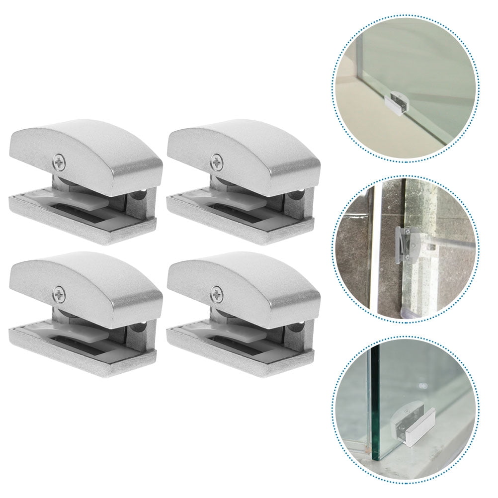 Sweep Railing Raindrops 4 Pcs Shower Door Drip Rail with Sweep Track Shower Door ...
