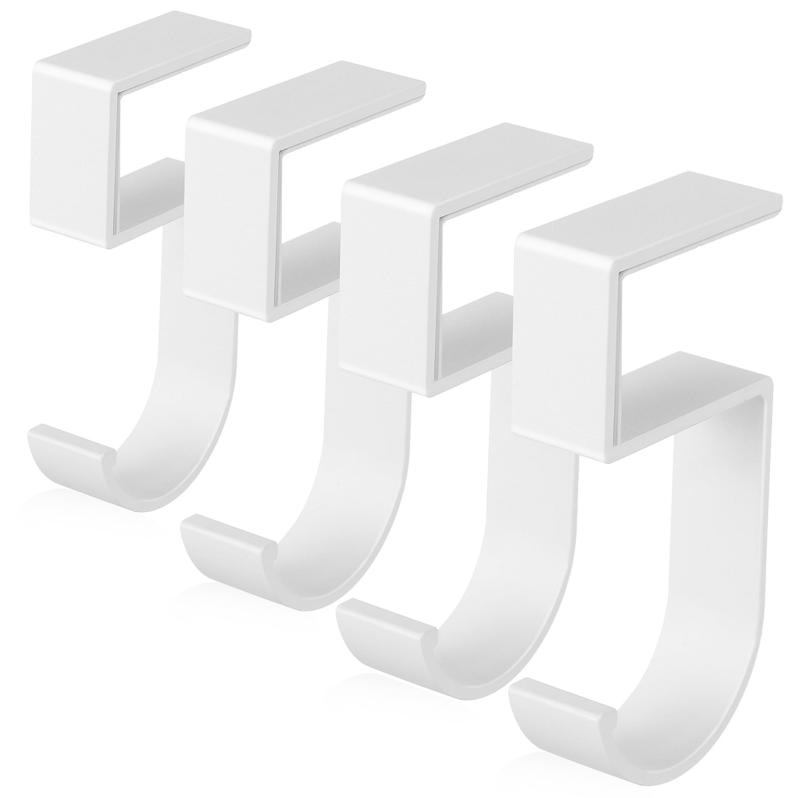 Raindrops 4 Pcs White Table Hooks for Handbags Tote Desk Holder Office ...