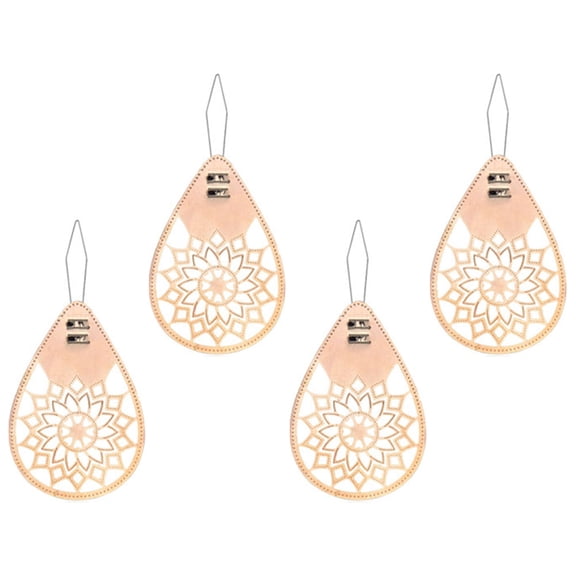 Raindrops  4 Pcs Threader Device Holder for Sewing Machine Needle Threaders Hand Tools Golden