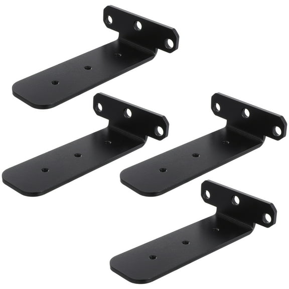 Raindrops Floating Shelf Brackets Metal Corner Brackets Rolled Steel 4Pcs