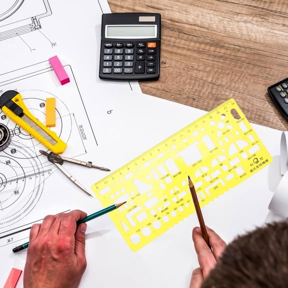 Raindrops  4 Pcs Wall Stencil Painting Template Lightweight Drawing Templates Child