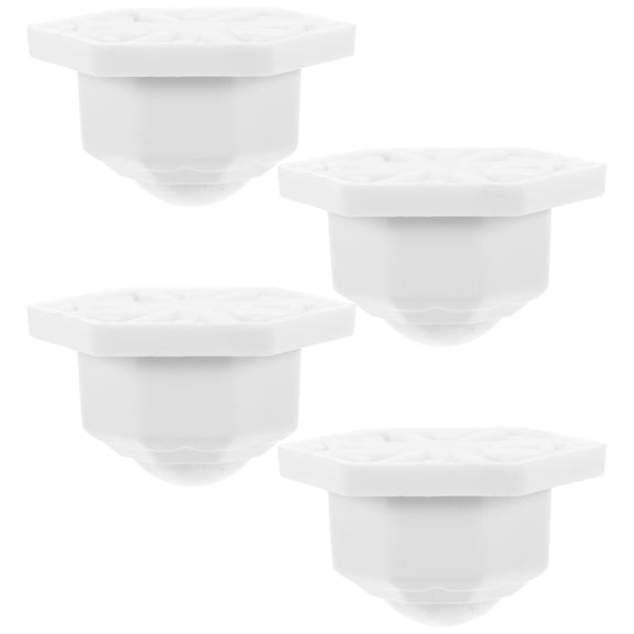 USHOBE Swivel Casters Caster Wheel Transparent 4 pcs