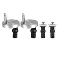 thumbnail image 1 of Raindrops  4 Pcs/set Dual Flush Toilet Parts Shifter Seat Accessories Fixings, 1 of 8