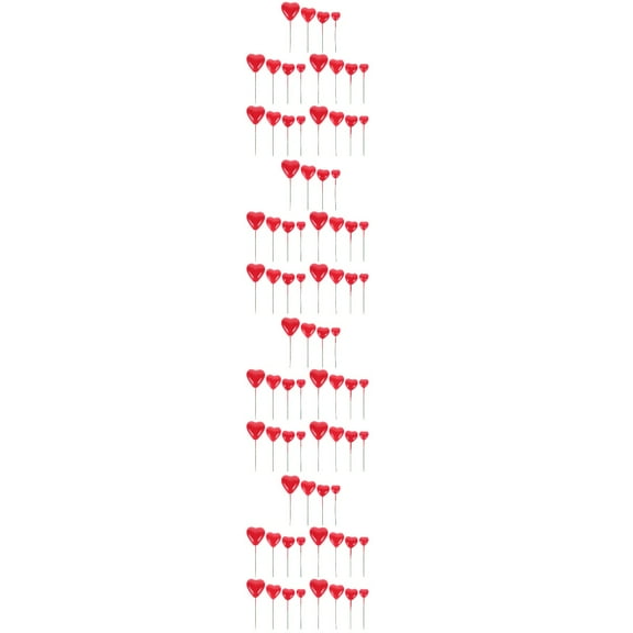 Raindrops  4 Pieces Heart Cake Decoration Toppers Edible Cheese Birthday Decorations