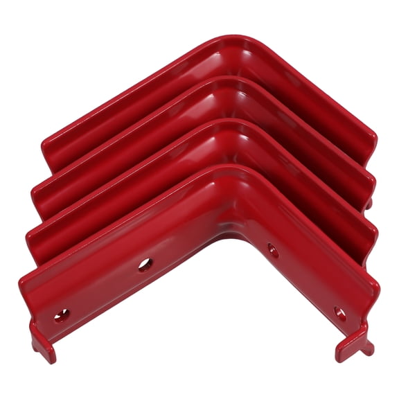 Raindrops 4Set Universal Fire Extinguisher Wall Hook Heavy Duty Metal Bracket Red