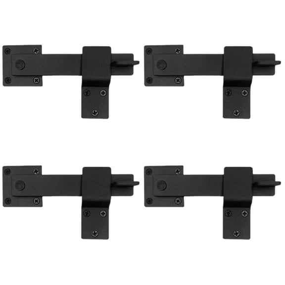 Raindrops 4 Sets Barn Door Latch 180 Degree Screen Door Lock And Latch Sliding Door Clasp