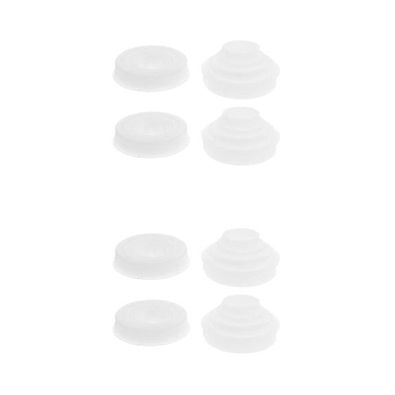 FOMIYES White Plastic Wheel Reducing Bushings, 4 Sets, and Versatile for Multiple Applications and Uses