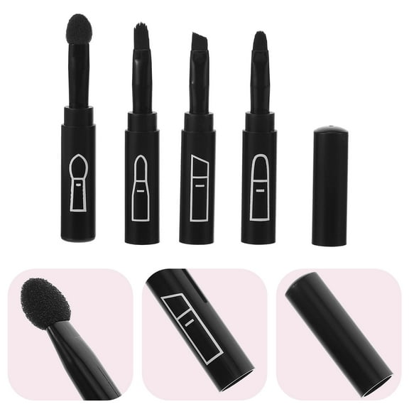 Raindrops 4 in Multifunctional Makeup Brush Eye Lip Eyeshadow Miss Black