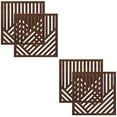 thumbnail image 1 of Raindrops 4 pcs  Abstract Mountain Decor Carved Geometric Wall Art Wooden Craft Wall Art Panel Decor, 1 of 8