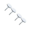 thumbnail image 1 of Raindrops 4 pcs Brass Bathtub Stopper With Flat Seal Bathroom Sink Hole Cover Metal Sink Stopper For Faucet Installation Cover And Kitchen Tap Cover, 1 of 8