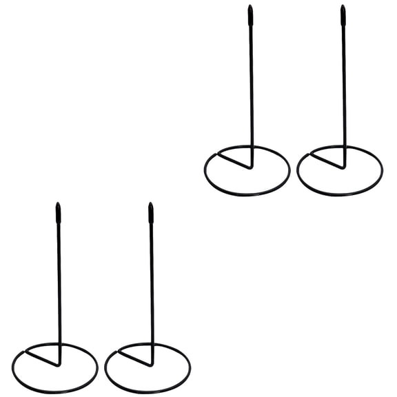 Raindrops 4-Pack Desk Receipt Holder Spindle Spike for Restaurant Bills, Checks, Tickets, and Order Organizer