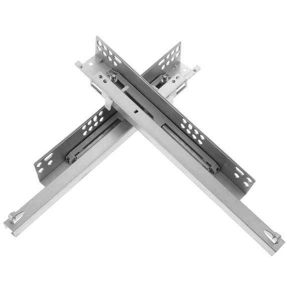 Raindrops 4 pcs Drawer Track Slides Full Extension Bearing Cabinet Telescoping Sliding Rails Tool Box Runners Tracks Glides