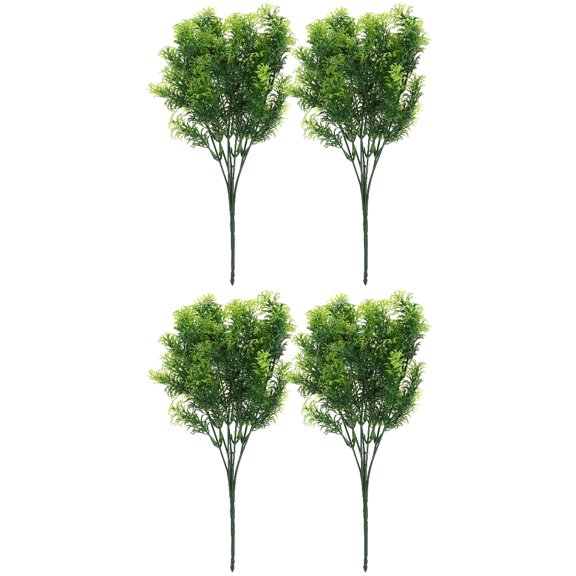 Raindrops 4 pcs  Fake Plant Decor Wear-resistant Simulation Plant Stem Artificial Plant Twig Model