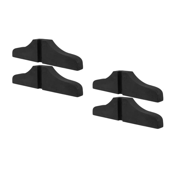 FOMIYES Wooden Room Divider Stand, Black, Multi-Functional, Japanese Design for Home, 4Pcs