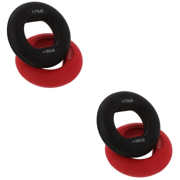 Raindrops 4 pcs   Hand Strengthener Ring Silicone Grip Strengthener For Enhanced Hand, Wrist, And Forearm Power Durable Forearm Ring Hand Exercisers