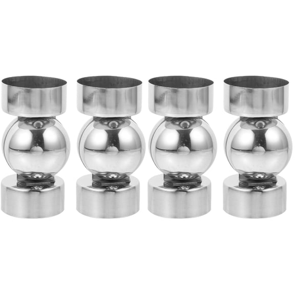 Raindrops 4 pcs  Handrail End Caps Stainless Steel Stair Handrail End Sealing Covers Stair Handrail Plugs