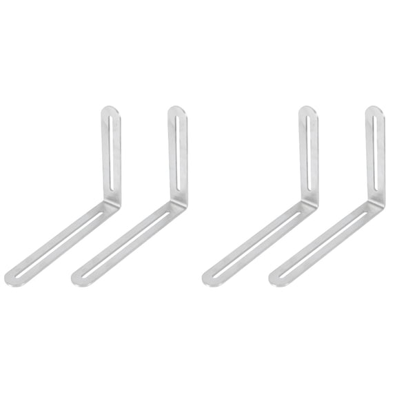 Raindrops 4 pcs  L Shaped Corner Bracket for Wood Shelves Chair Dressers Furniture