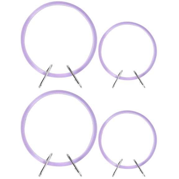 Raindrops 4 pcs  Mini Cross-stitch Embroidery Embroidery Frame Ring DIY Crafts