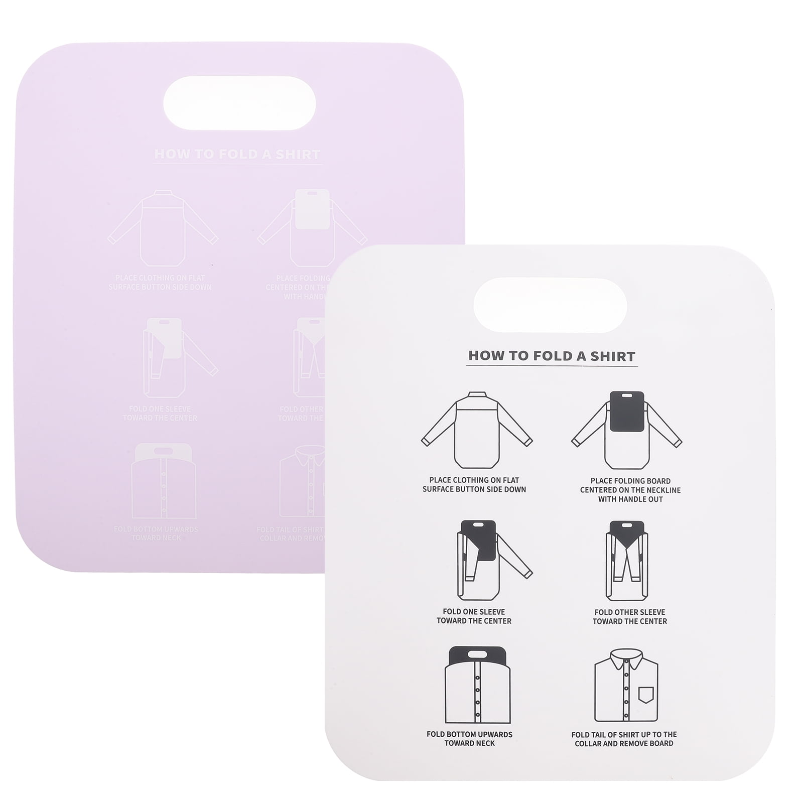 Raindrops 4 pcs Professional Shirt Board Clothes Folding Tool Simple ...